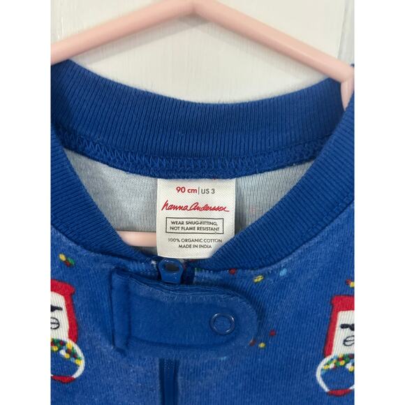 Hanna Andersson Blue Claw Machine 3T Sleeper - Picture 3 of 3